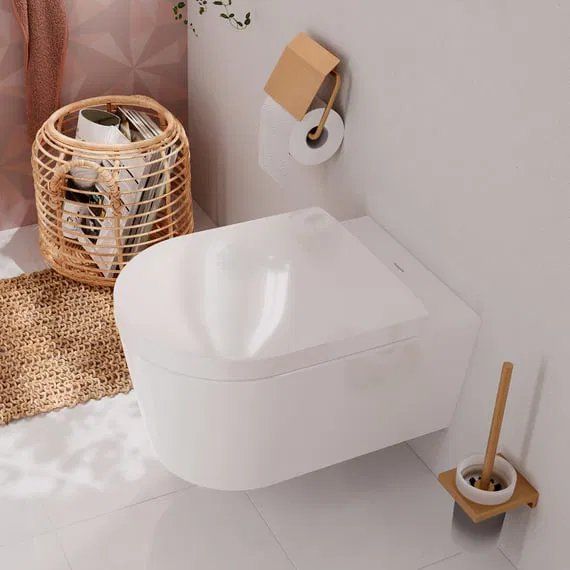Унітаз підвісний Hansgrohe EluPura S білий глянцевий 60292450 з сидінням SoftClose