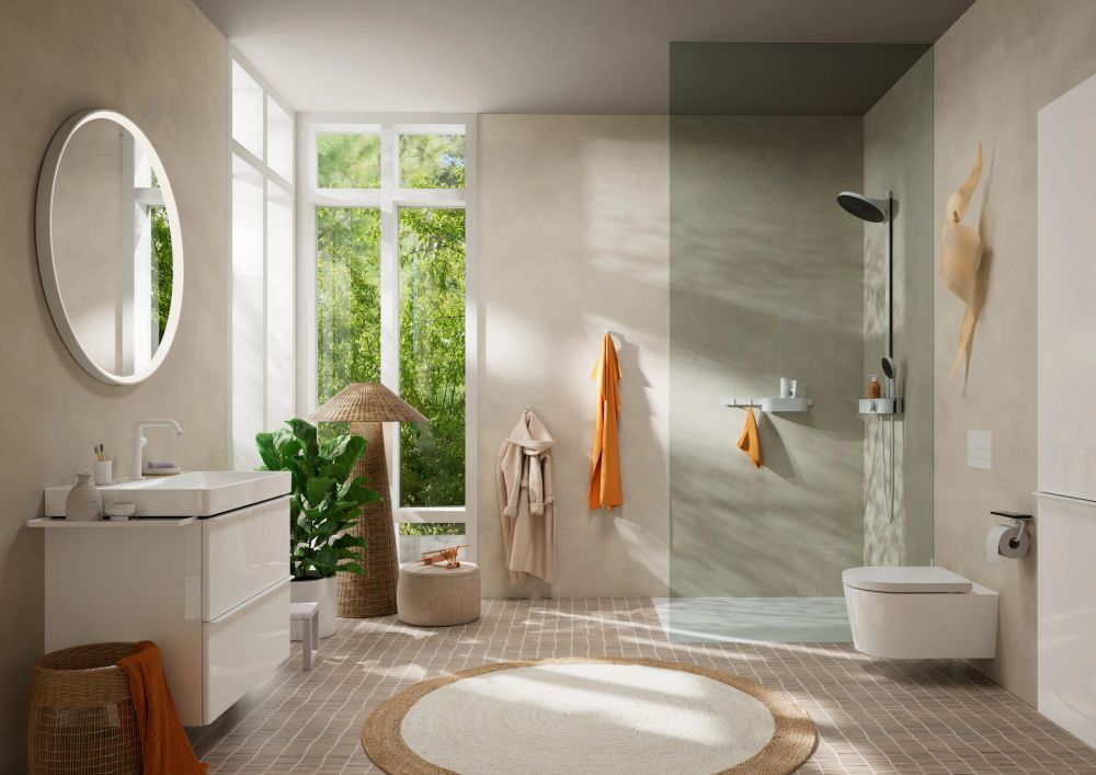 Раковина подвесная Hansgrohe Xelu Q 80 см белый глянцевый 60318450