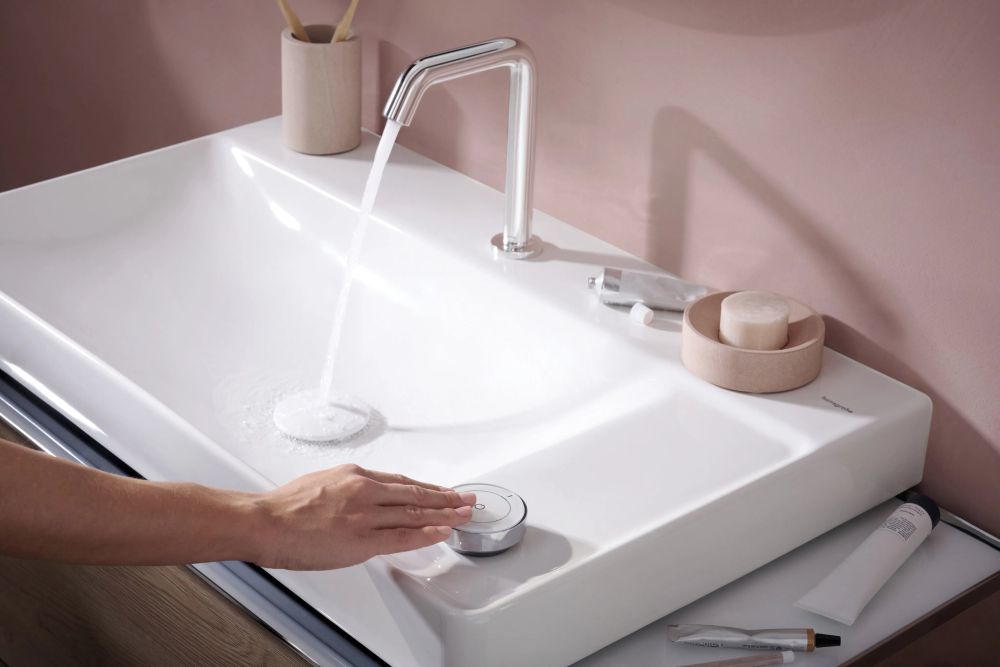 Раковина подвесная Hansgrohe Xelu Q 80 см белый глянцевый 60320450