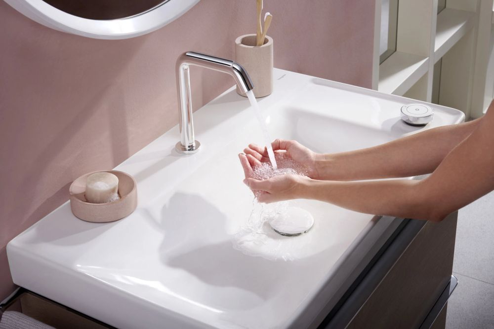 Раковина подвесная Hansgrohe Xelu Q 80 см белый глянцевый 60320450