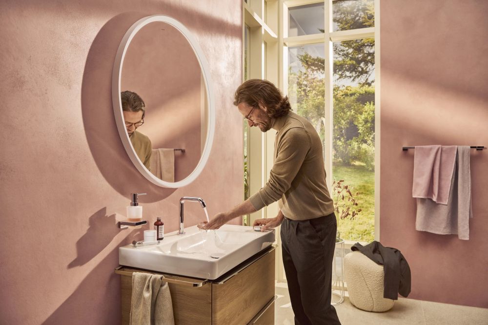 Раковина подвесная Hansgrohe Xelu Q 80 см белый глянцевый 60320450