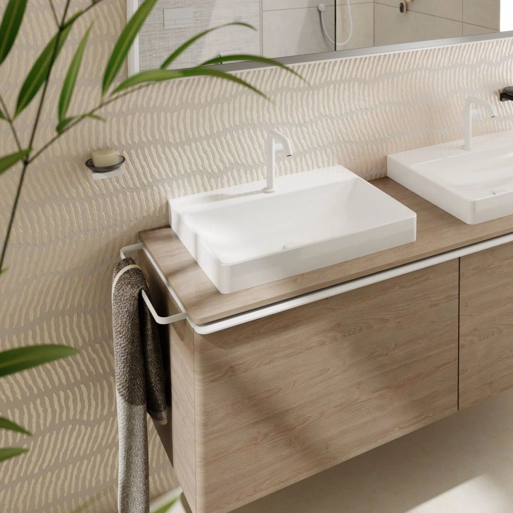 Раковина накладна Hansgrohe Xelu Q 60 см білий глянцевий 61018450
