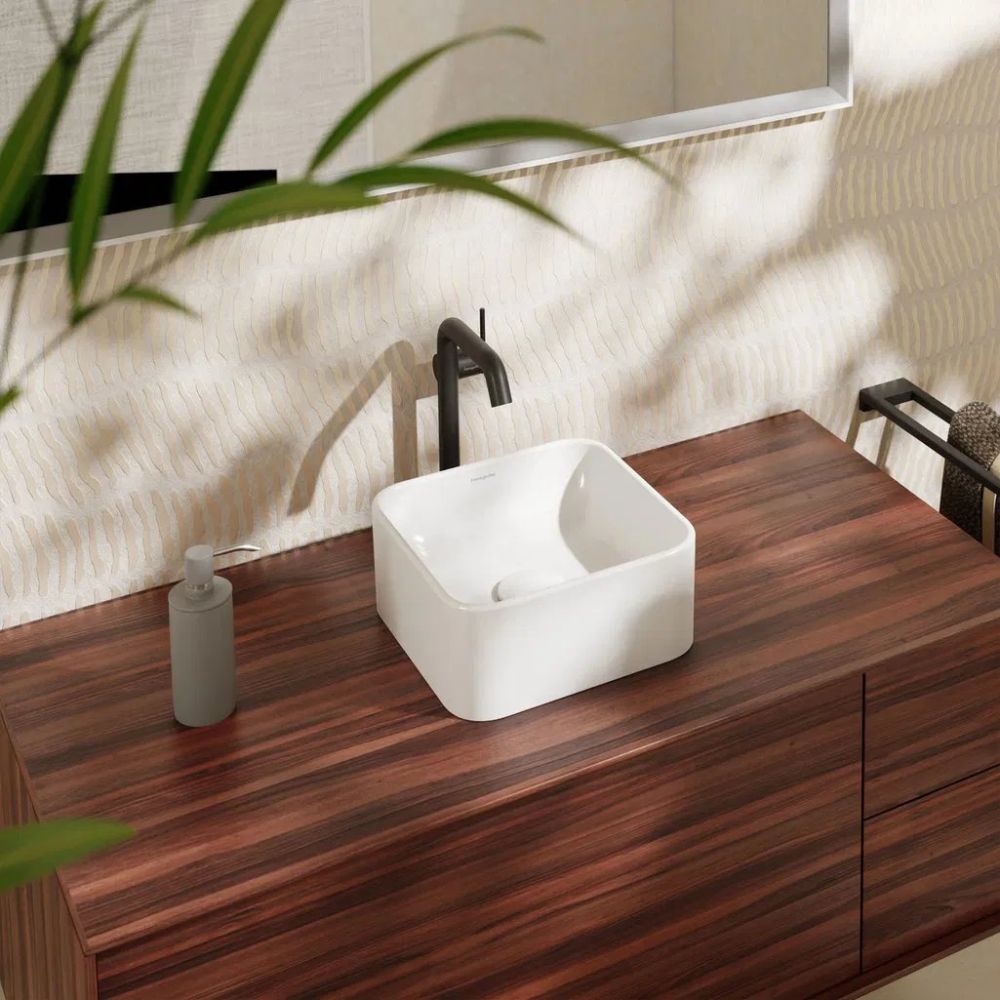 Раковина накладна Hansgrohe Xuniva Q 30 см білий глянцевий 61074450