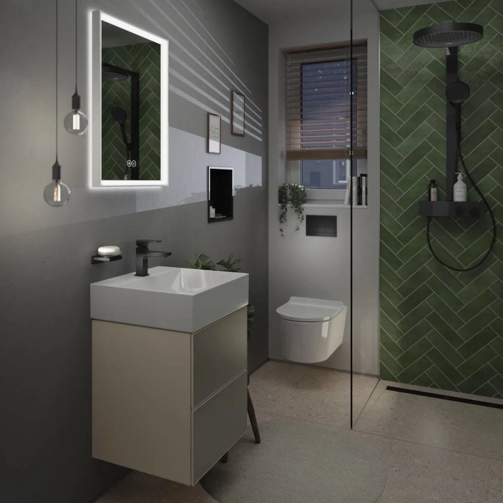 Раковина подвесная Hansgrohe Xevolos E 50 см белый глянцевый 61088450