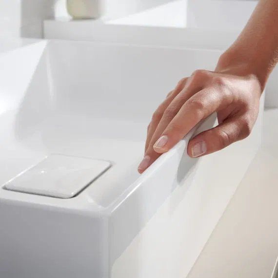 Раковина подвесная Hansgrohe Xevolos E 60 см белый глянцевый 61092450