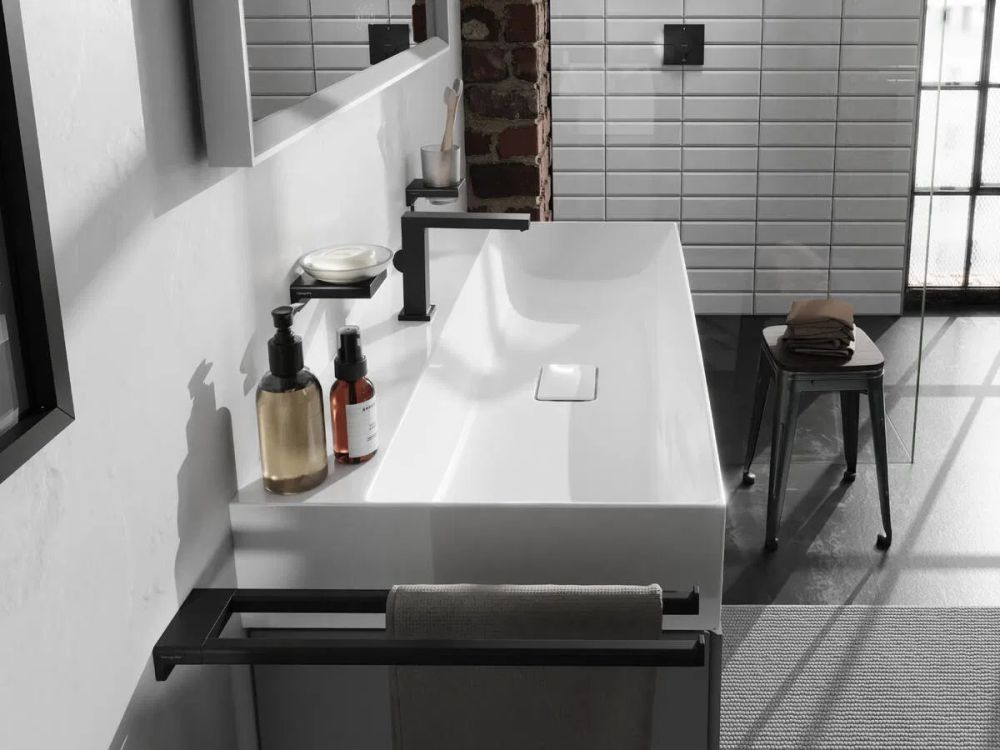 Раковина підвісна Hansgrohe Xevolos E 100 см білий глянцевий 61102450
