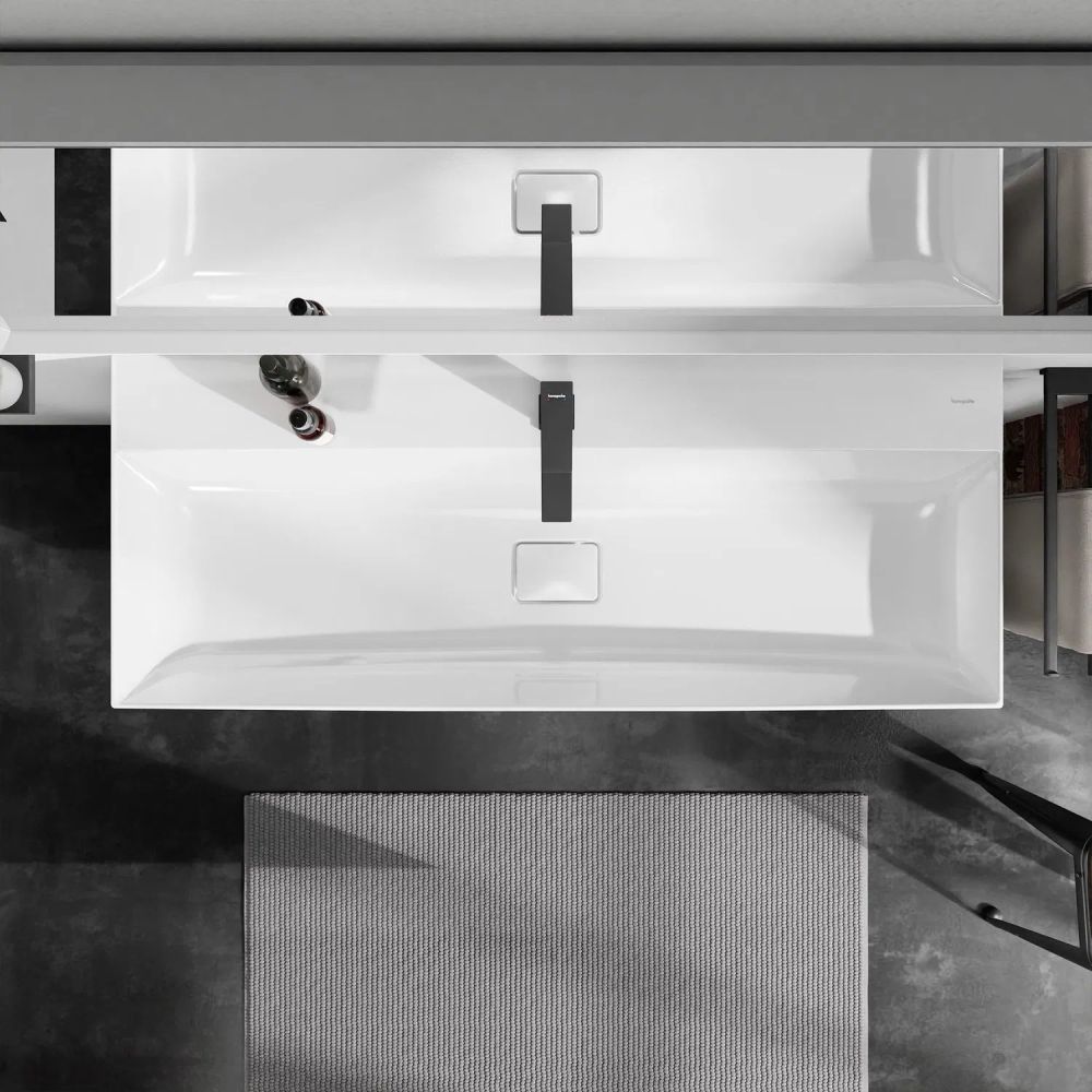 Раковина підвісна Hansgrohe Xevolos E 120 см білий глянцевий 61112450