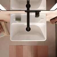 Раковина подвесная Hansgrohe Xanuia Q 45 см белый глянцевый 61142450