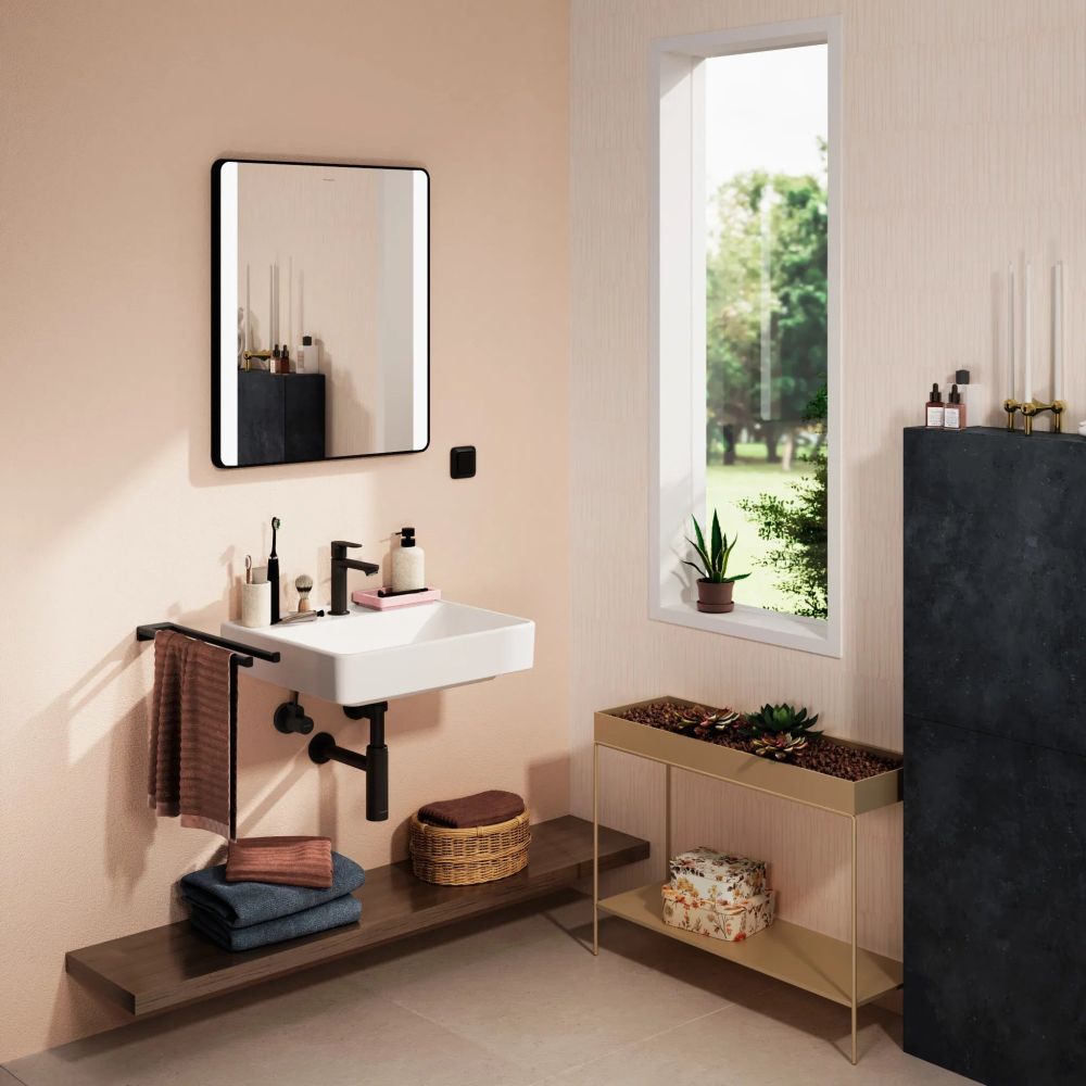 Раковина підвісна Hansgrohe Xanuia Q 55 см білий глянцевий 61147450