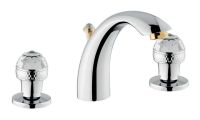 Змішувач для раковини Bugnatese Axo хром-золото AXOCRDO612F