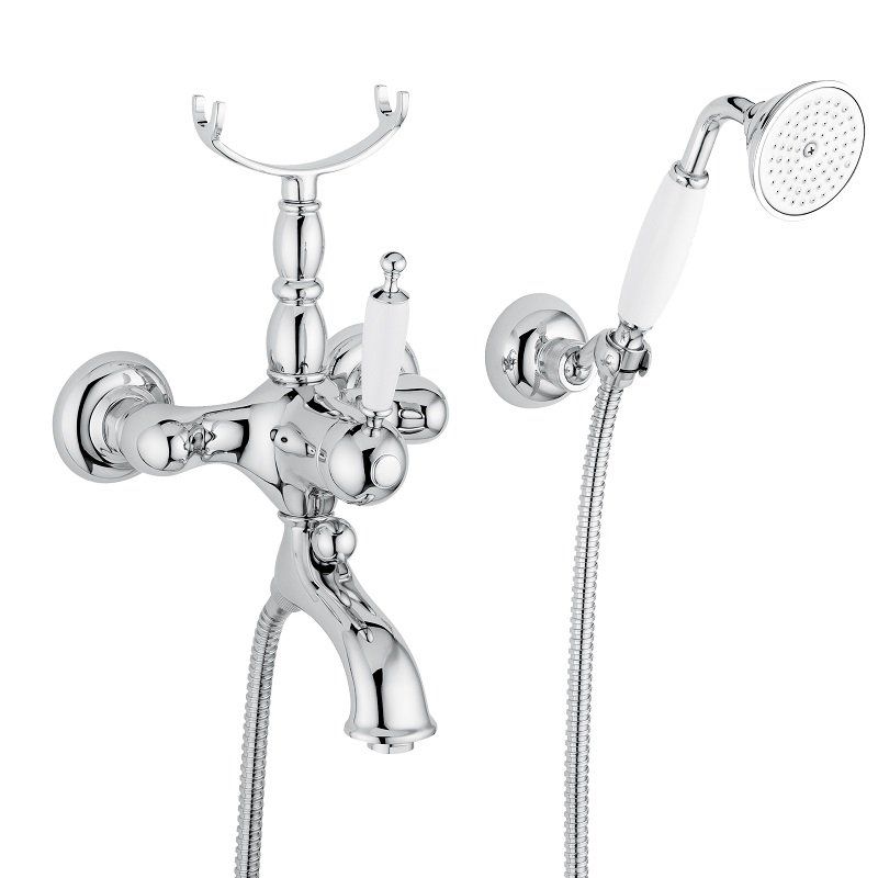 Смеситель для ванны Bugnatese Oxford хром OXFCR6302 с душевым гарнитуром