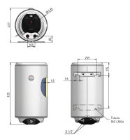 Накопичувальний водонагрівач Thermo Alliance Spectra 80 л SV0804420C