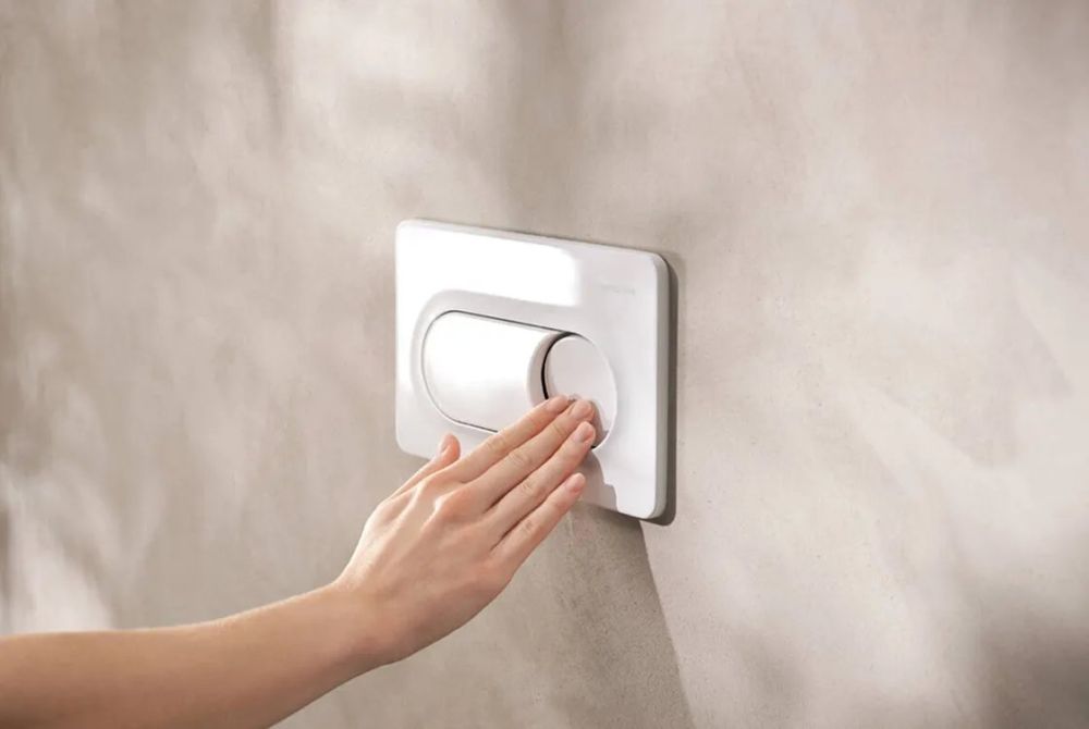 Клавіша змиву Hansgrohe iFrame Original S білий глянцевий 66002450