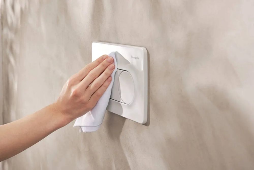 Клавіша змиву Hansgrohe iFrame Original S білий глянцевий 66002450