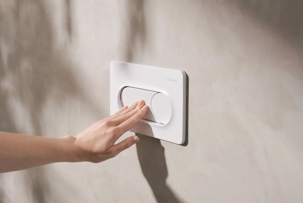Клавіша змиву Hansgrohe iFrame Original S білий матовий 66002700