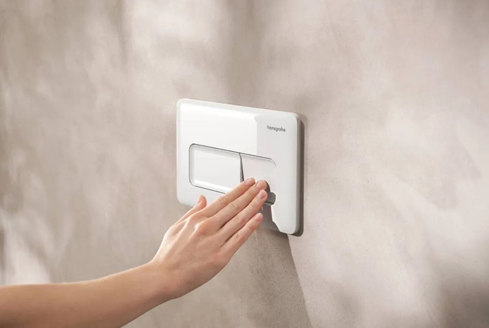 Клавіша змиву Hansgrohe iFrame Original Q білий глянцевий 66001450