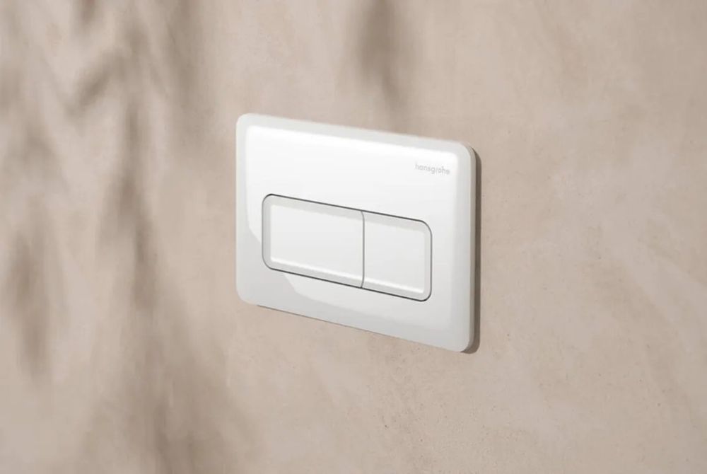 Клавіша змиву Hansgrohe iFrame Original Q білий глянцевий 66001450