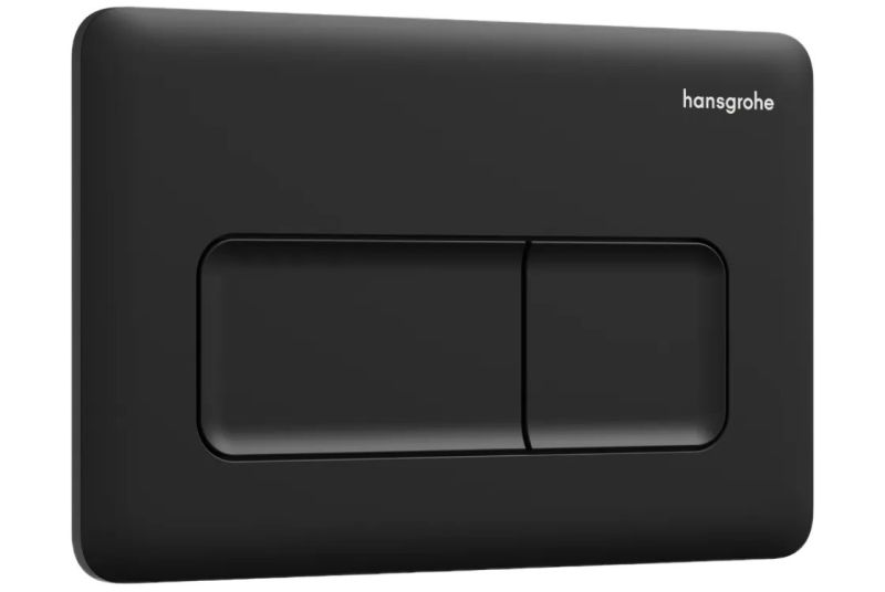 Клавіша змиву Hansgrohe iFrame Original Q чорний матовий 66001670