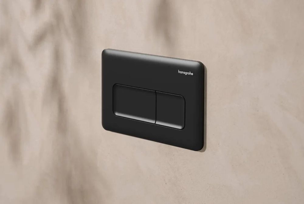 Клавіша змиву Hansgrohe iFrame Original Q чорний матовий 66001670