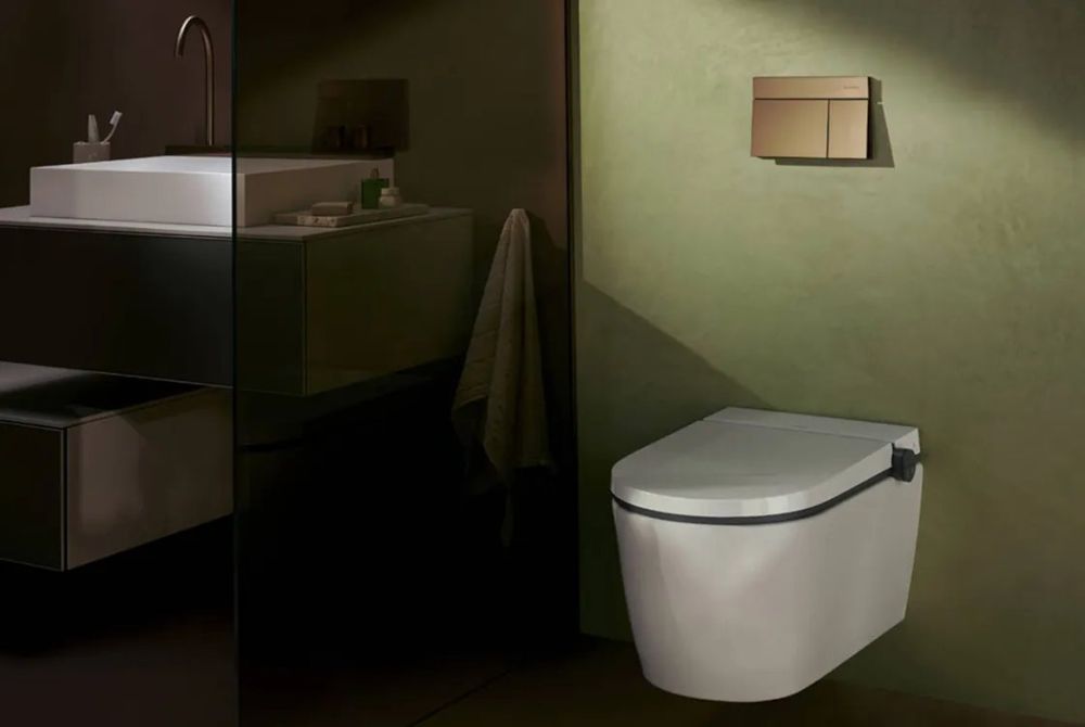 Клавіша змиву Hansgrohe iFrame Element E бронза 66003140