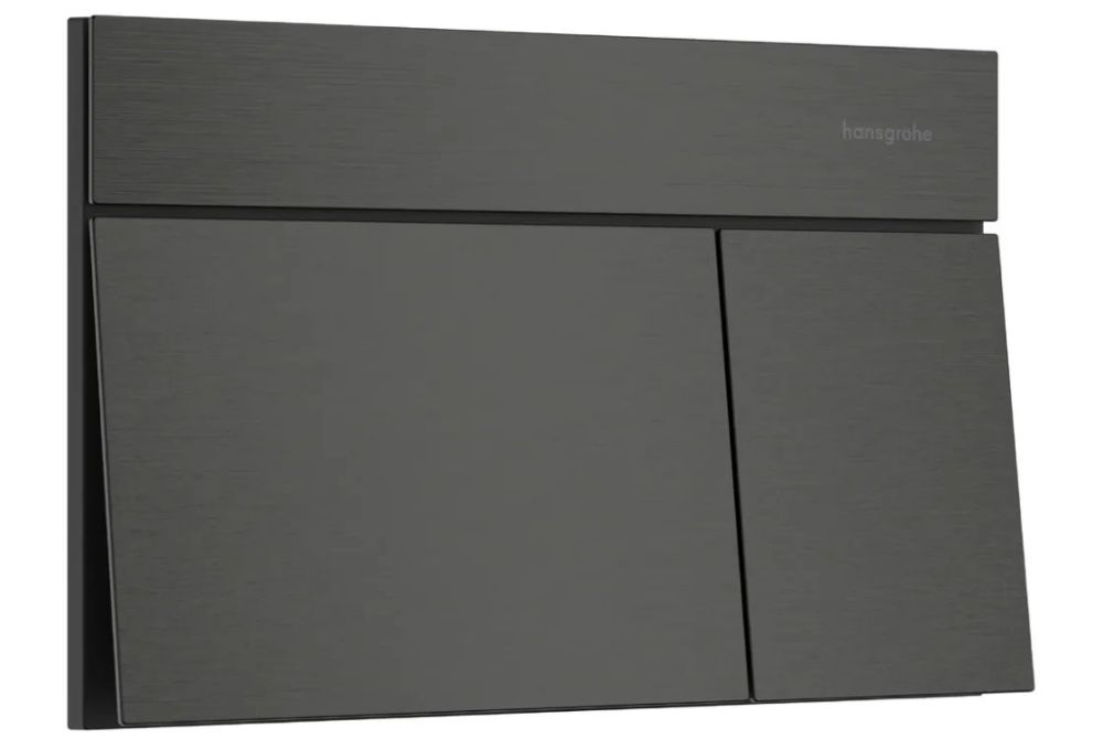 Клавиша смыва Hansgrohe iFrame Element E черный матовый хром 66003340