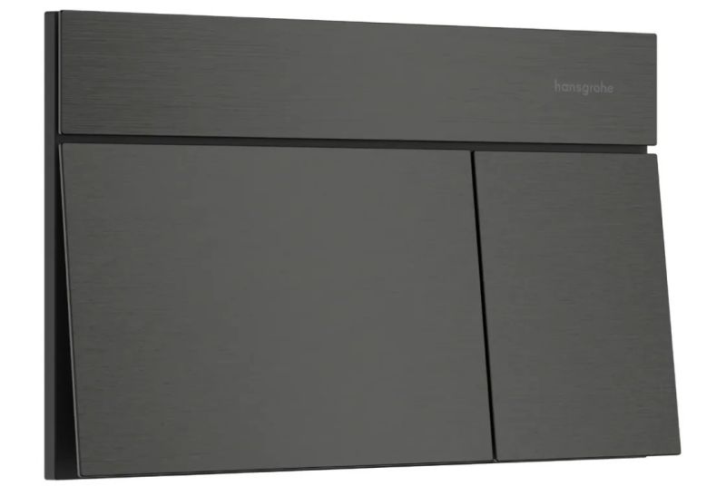 Клавіша змиву Hansgrohe iFrame Element E чорний матовий хром 66003340