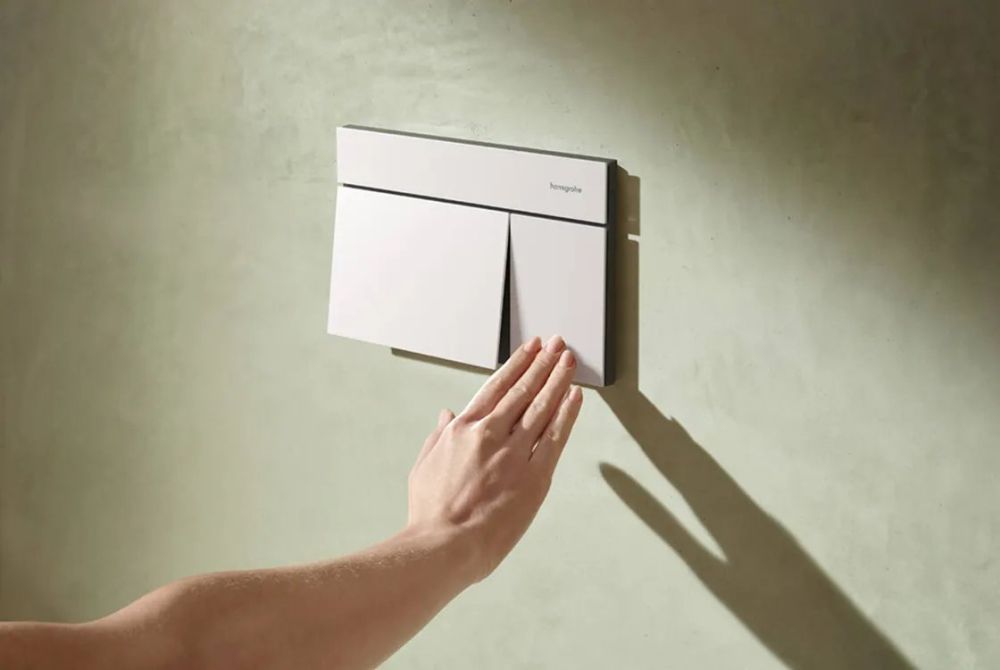 Клавиша смыва Hansgrohe iFrame Element E белый матовый 66003700