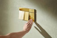 Клавиша смыва Hansgrohe iFrame Element E золото 66003990