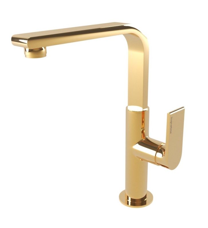 Змішувач для раковини Bugnatese Simple PVD золото SIMPO6618