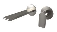 Змішувач для раковини Bugnatese Simple брошований нікель SIMNS6645