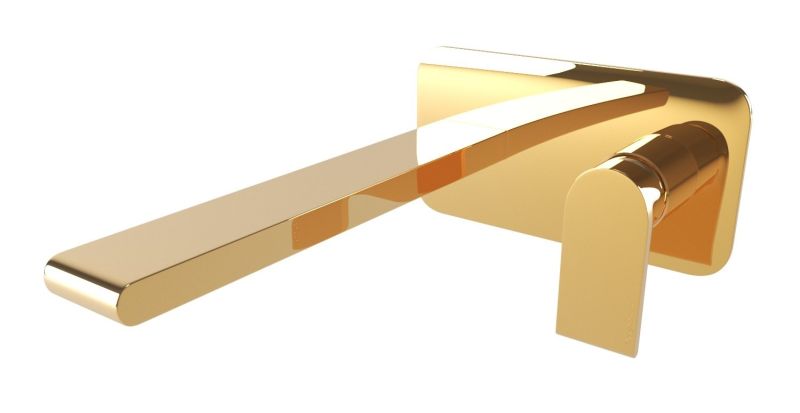 Змішувач для раковини Bugnatese Simple PVD золото SIMPO6647