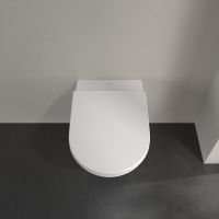 Унитаз подвесной Villeroy&Boch Subway 3.0 TwistFlush белый матовый CeramicPlus 4670T0RW з сидінням Soft Close