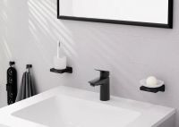 Змішувач для раковини Hansgrohe Logis чорний матовий 71101670