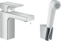 Змішувач для раковини Hansgrohe Vernis Shape хром 71216000 з гігієнічним душем