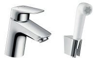 Змішувач для раковини Hansgrohe Logis хром 71290000 з гігієнічним душем