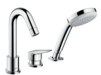 Змішувач на борт ванни Hansgrohe Logis хром 71313000 з душовим гарнітуром