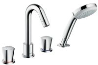 Смеситель на борт ванны Hansgrohe Logis хром 71314000 с душевым гарнитуром