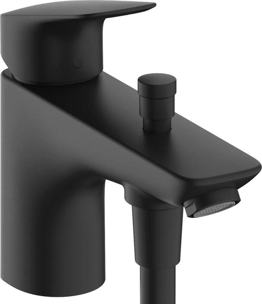 Смеситель на борт ванны Hansgrohe Logis черный матовый 71315670
