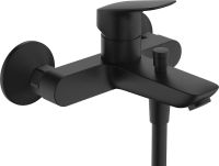 Смеситель для ванны Hansgrohe Logis черный матовый 71400670
