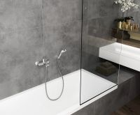 Смеситель для ванны Hansgrohe Vernis Blend черный матовый 71440670