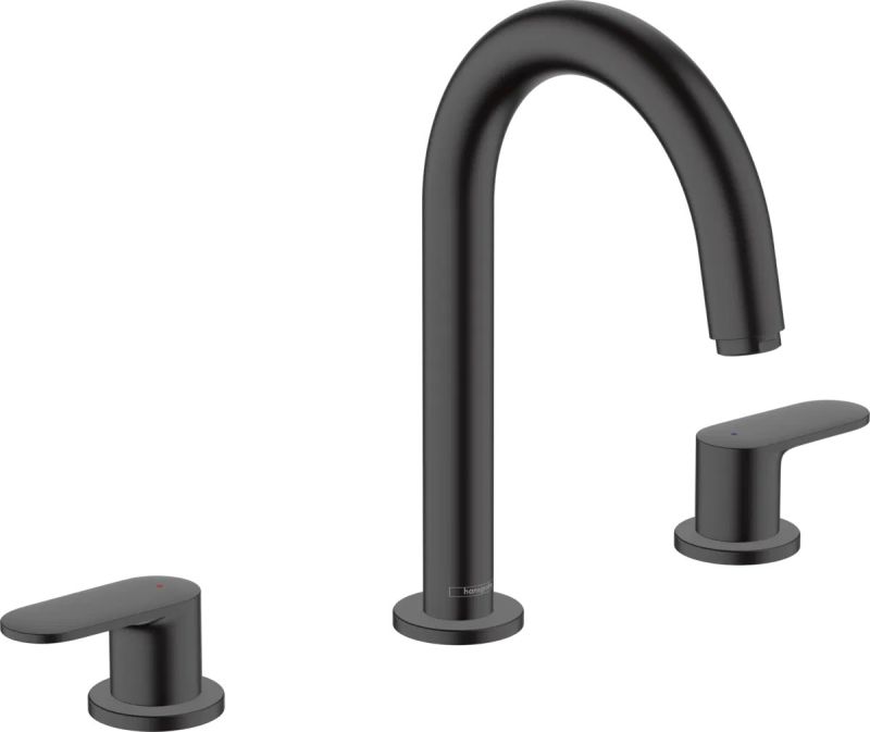 Змішувач для раковини Hansgrohe Vernis Blend чорний матовий 71553670