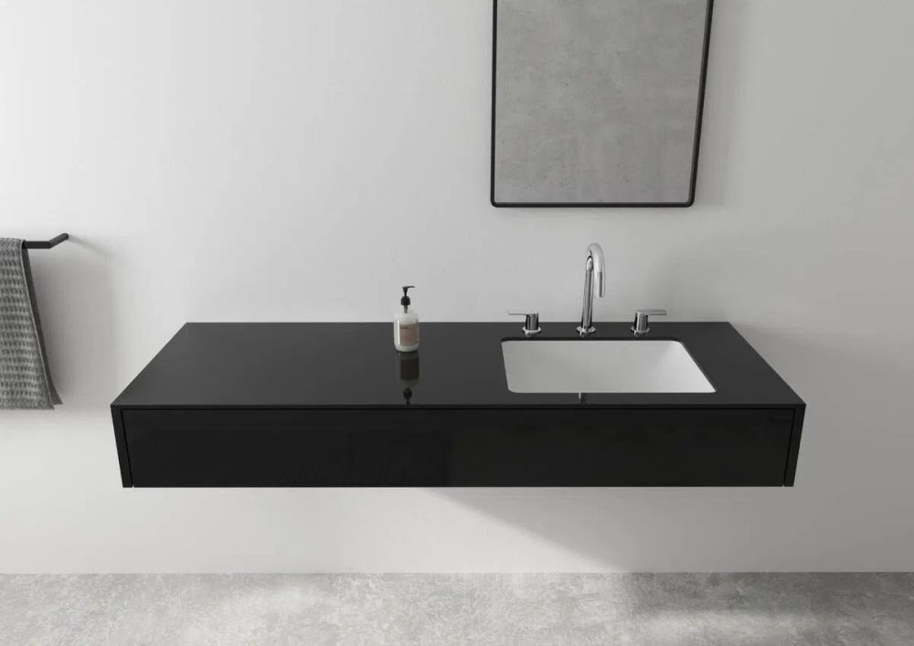 Змішувач для раковини Hansgrohe Vernis Shape чорний матовий 71563670