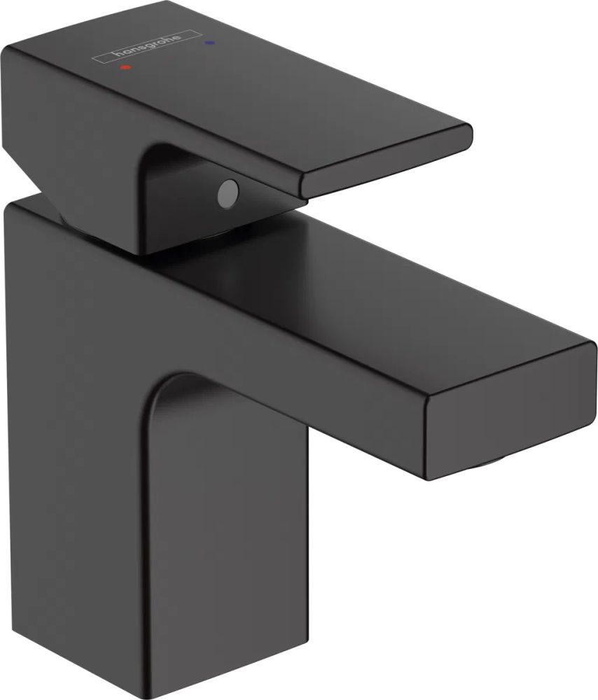Смеситель для раковины Hansgrohe Vernis Shape черный матовый 71567670