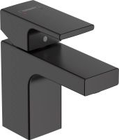 Смеситель для раковины Hansgrohe Vernis Shape черный матовый 71567670