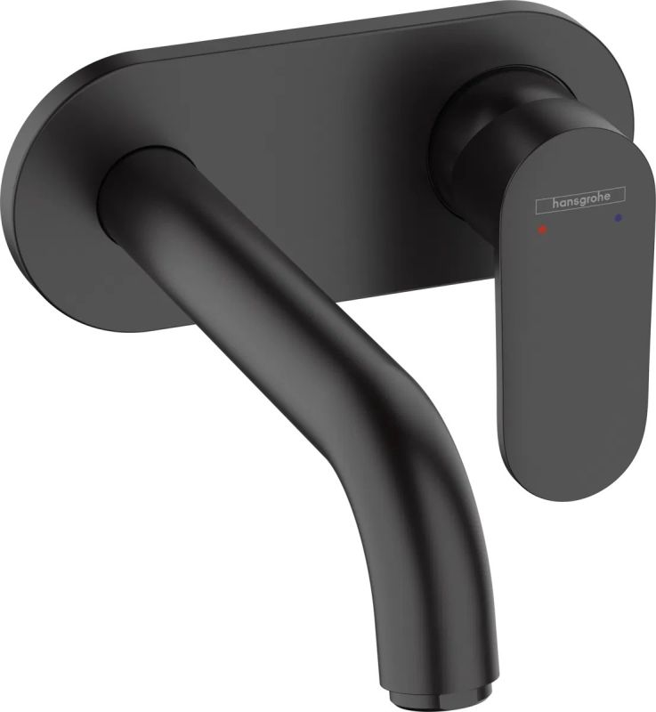 Змішувач для раковини Hansgrohe Vernis Blend чорний матовий 71576670