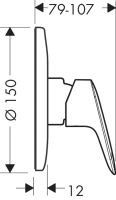 Змішувач прихованого монтажу Hansgrohe Logis хром 71606000