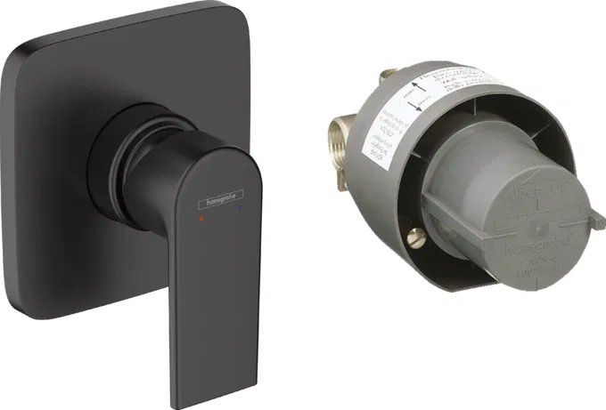 Змішувач прихованого монтажу Hansgrohe Vernis Shape чорний матовий 71662670
