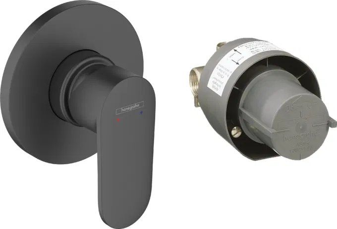 Змішувач прихованого монтажу Hansgrohe Vernis Blend чорний матовий 71663670