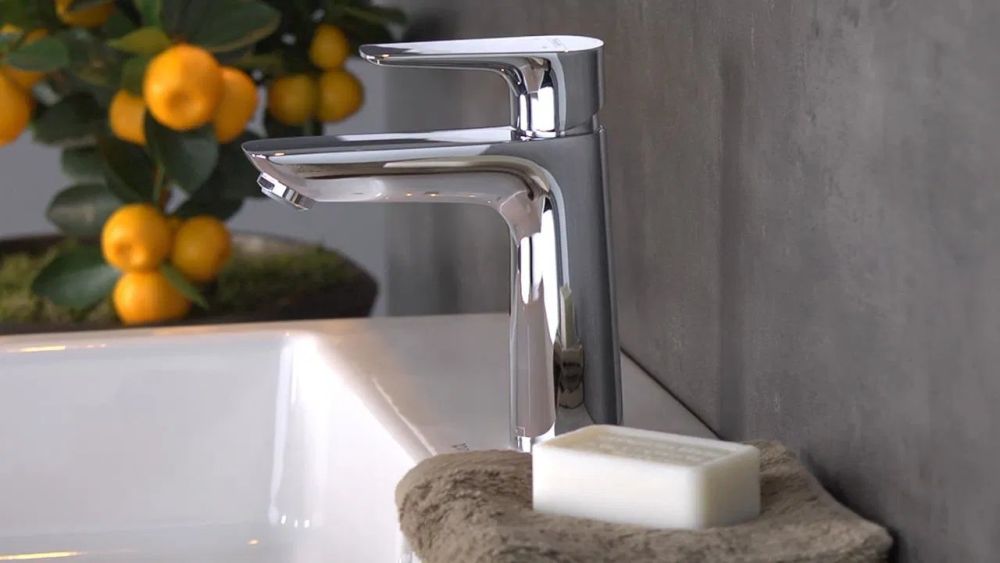 Смеситель для раковины Hansgrohe Talis E черный матовый 71713670