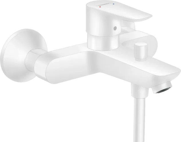 Змішувач для ванни Hansgrohe Talis E білий матовий 71740700